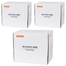 레스이즈모어 대용량 위생백 대 30cm x 40cm, 대(L), 1000개입, 3개