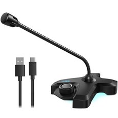 用於 Zoytron 廣播的 YouTube 支架 PC USB 鵝頸麥克風, GM70U