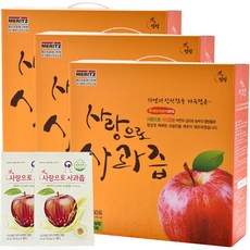 사랑으로 사과즙, 150개, 100ml