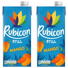 Rubicon 芒果汁, 2瓶, 1L