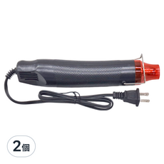 手持迷你熱風槍, 一鍵啟動開關設計，90°旋轉安全放置在桌面, 2個