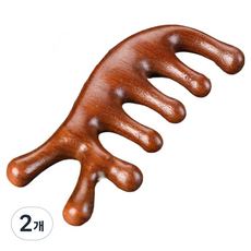 Shopping Sprint 木製頭皮刮痧按摩器 10, 2個, 單一顏色