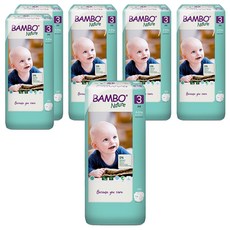 Bambo Nature 伴寶樂 Green黏貼型尿布, 3階段, 312張