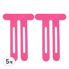 골드팡 고탄력 스포츠 테이프 무릎보호대 Pink line, 5개, 2개입
