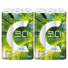 CODI 3層環保智慧捲筒衛生紙, 22m, 30入, 2個