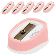 deLi 得利 迷你削鉛筆機 ER00903, 隨機出貨, 24入