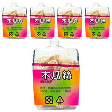 宏銘 木瓜絲, 15g, 5罐