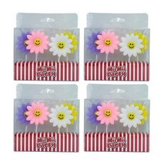 Mii Mii Party 生日派對蛋糕蠟燭, 4套, 微笑雛菊