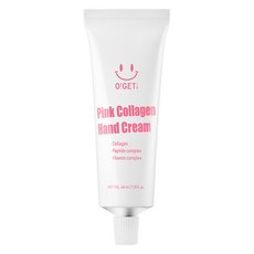 O GET 粉紅色膠原蛋白護手霜, 1個, 40ml
