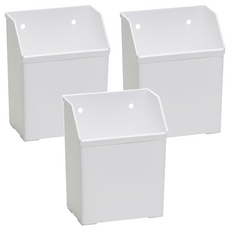 YAMADA 山田化學 DESK LABO 收納盒, 白色, 3個