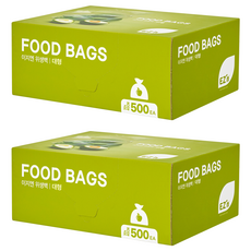 EZ'n 食物保鮮袋, 大(L), 2個, 500張