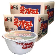 농심 육개장 사발면 86g, 48개
