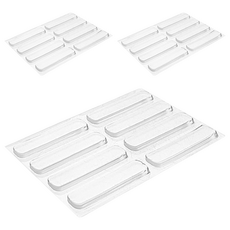 AHOYE 長條透明矽膠防撞貼, 透明色, 24條