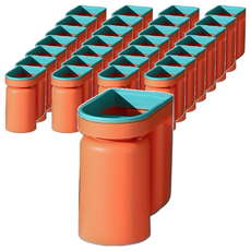 浴室創意撞色磁吸漱口杯, 橘色, 36個