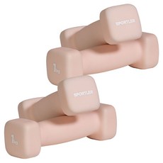 스포틀러 네오프렌 미용아령, 4개, 1kg