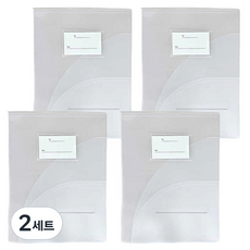 Teachers 6格文件收納夾 230 x 310 x 25 mm 4入, 白色, 2套