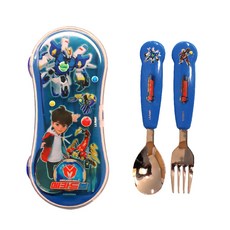 LILFANT Mecard Ball餐具組, 湯匙+叉子+餐具盒, 混色