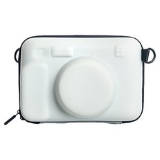 拍立得 WIDE 相機通用硬殼包 適用wide400/210/300/LOMO 灰白色, 1個, 單一商品