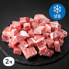 미트코리아 척아이롤 20mm 큐브 덮밥 국거리용 (냉동), 2개, 3kg