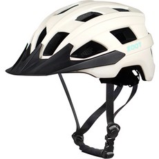 黃麻 Prime 自行車頭盔 + 遮陽板 H21111, 乳白色