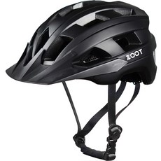 ZOOT 自行車安全帽+遮陽板 H21111, 黑色
