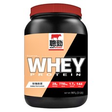 RED COW 紅牛 聰勁即溶乳清蛋白 珍珠奶茶風味, 907g, 1罐