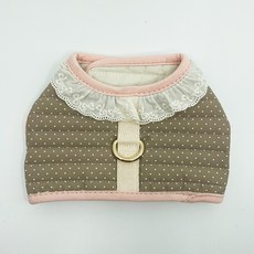 寵物衣服, 棕色褶邊圓點