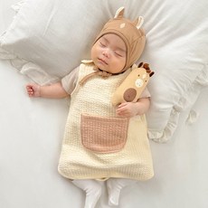 韓國 ikii 嬰幼兒有機舒適口袋睡眠背心 基本款