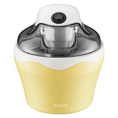 Kinyo DIY自動冰淇淋機 保冷冷凍杯 ICE-33 黃色 1台