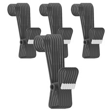 Market Plan Bom Bom 馬卡龍色掛鉤夾, 黑色, 24個