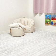 Soriana 泡棉設計嬰幼兒拼圖地墊, 白橡木, 4個