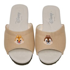 BORUI 柏睿鞋業 電繡室內拖鞋 大人 A23604, 23.5cm, 奶茶色