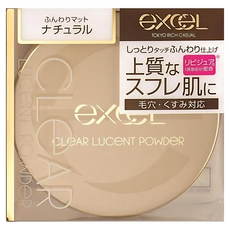 日本EXCEL 光感透亮蜜粉 20g, 01自然裸膚N, 1個
