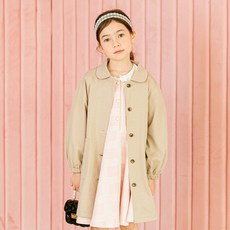 OWLEY BARN 女童排釦風衣外套