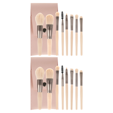 Lifestyle 便攜化妝刷 8 款套組, 2組, 混色