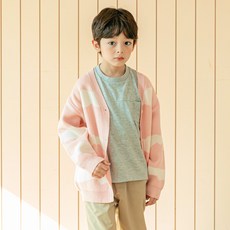 OWLEY BARN Kids 草莓拿鐵針織開衫