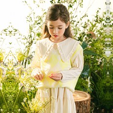 OWLEY BARN 孩童菱形花紋針織背心