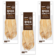 해맑은푸드 제수용 황태포, 60g, 3개