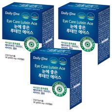 Daily One Ace葉黃素膠囊, 60顆, 3盒