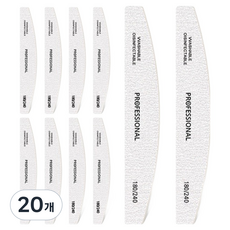 OON 프로페셔널 폴리싱 반달형 스트립 180/240방, 20개