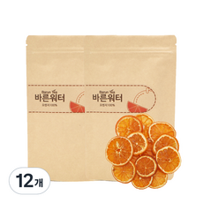 바른워터 건조 오렌지차 대용량, 20g, 12개, 1개입