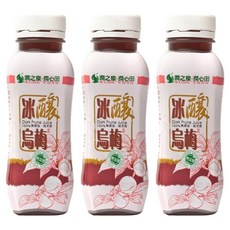 潤之泉潤心田 冰釀烏梅汁, 330ml, 無防腐劑, 無色素, 無人工香料, 3瓶