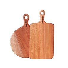 實木砧板 D型 2入, 圓形+基本方形, 1組