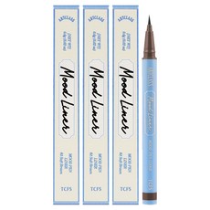투쿨포스쿨 아트클래스 무드 펜 라이너 0.6g, 2호 뮤티드 브라운, 3개