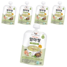 짱죽 맛있는 이유식 맘마짱 10개월부터 1p, 전복노른자진밥, 120g, 5개