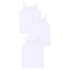 Kids Line 女童素色細肩帶背心 3件組