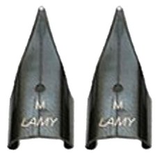 德國 LAMY 鋼筆筆尖 黑色鋼, M, 2個