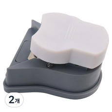 Monahome一觸式3秒紙卡圓角器圓角切割機, 白色, 2個