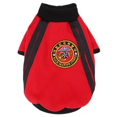 海軍陸戰隊狗狗T恤, 紅色