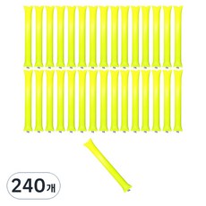 마켓감성 응원봉 풍선, 옐로우, 240개